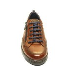 Sneaker cognac leder 0298 Fluchos